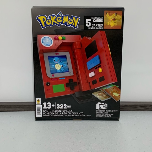 Mattel Other - MEGA Pokemon Kanto Region Pokedex Collector Building Kit-New